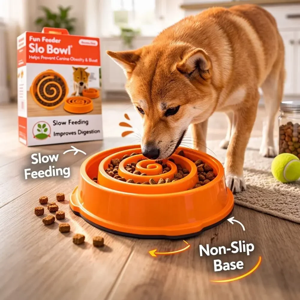 Outward Hound Fun Feeder Dog Slo Bowl Med/Mini